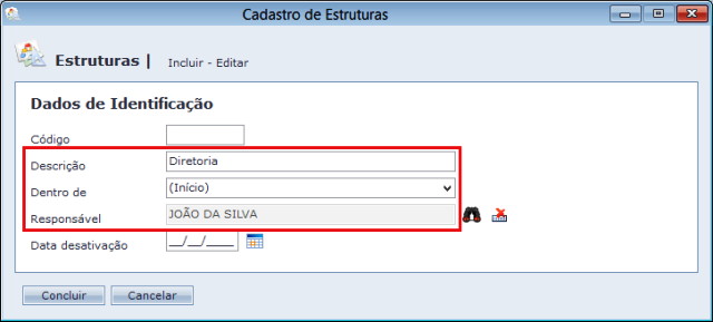 Estrutura - Diretor