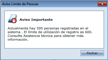 Aviso Cantidad de Personas - Base de Datos