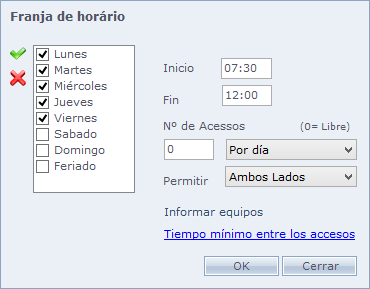 Horario