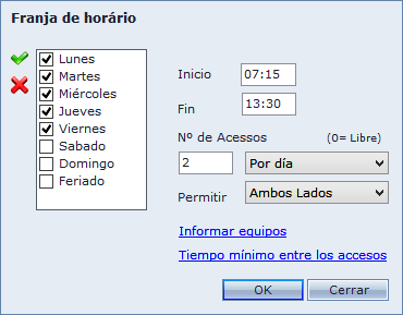 Horario