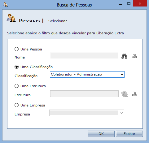 Cadastro do grupo