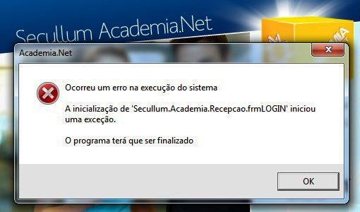 Como resolver erros ao iniciar o Serviço Online nos Sistemas.Net da  Secullum? - Perguntas Frequentes - Secullum